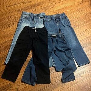 Cat & Jack Kids Jeans Set - Light Blue, Dark Blue, Black